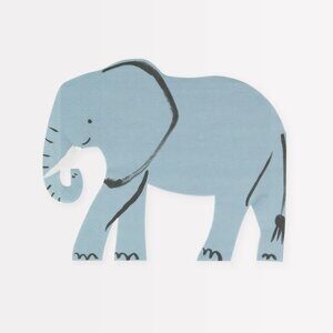 **Салфетки бумажные праздничные "Слон" для праздника "Сафари. Джунгли", 16 шт Meri Meri