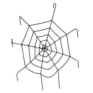 **Декорация "Черная паутина" для праздника "Хэллоуин - День Мертвых", 2,4 м