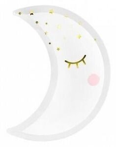Тарелки бумажные праздничные "Луна. Little Star", 24*10 см (Месяц)