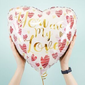 Шар фольгированный Сердце "You are my love (Ты моя любовь)", 46 см